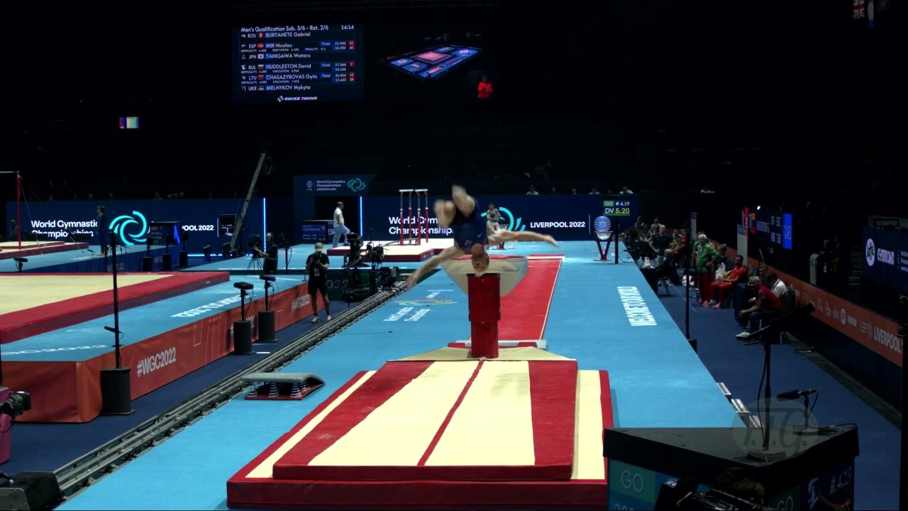 RUMBUTIS David (SWE) - 2022 Artistic Worlds, Liverpool (GBR) - Qualifications Vault 1