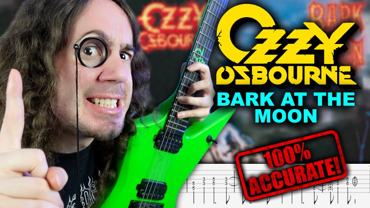 How To REALLY Play The BARK AT THE MOON Solo (w/ Tabs!)