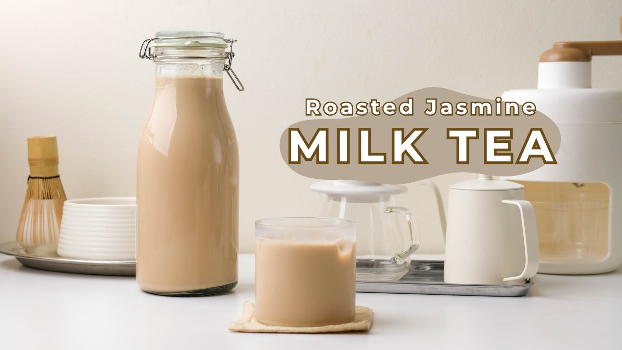 Fragrant Roasted Jasmine Milk Tea Recipe