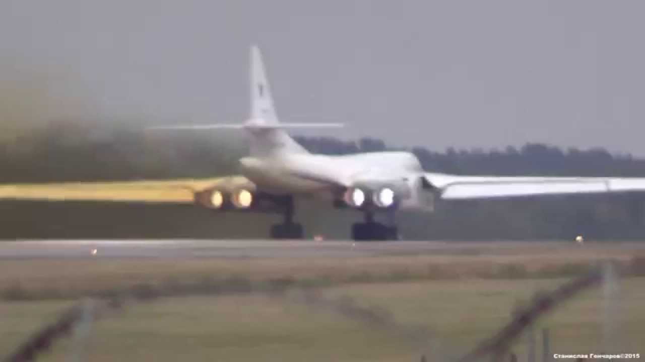 ТУ 160 RF-94109 Взлет Форсаж Улетает с MAKS-2015 Жуковский.