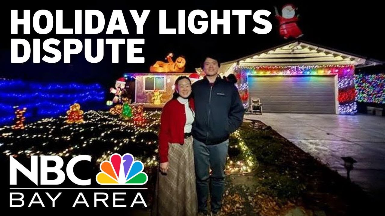 Holiday light display sparks expensive lawsuit between neighbors