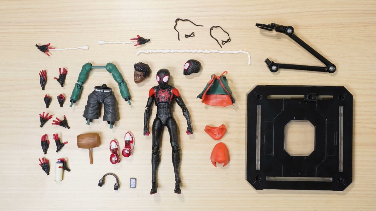Bootleg Sentinel Miles Morales into Spider-verse action figure 1/12