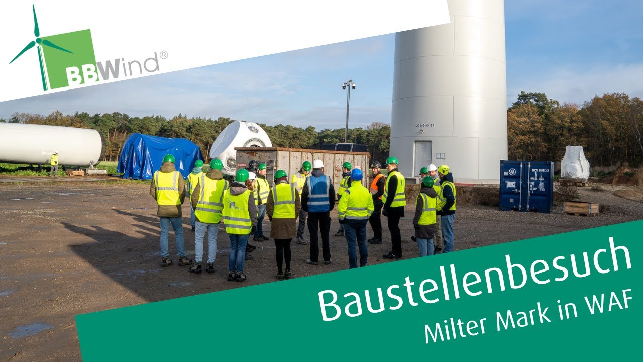 Wir besuchen eine windige Baustelle von GE! (Bürgerwind Milter Mark in Warendorf)