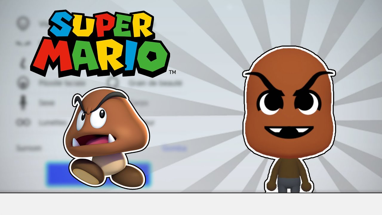 GOOMBA MII TUTORIAL - Nintendo Switch