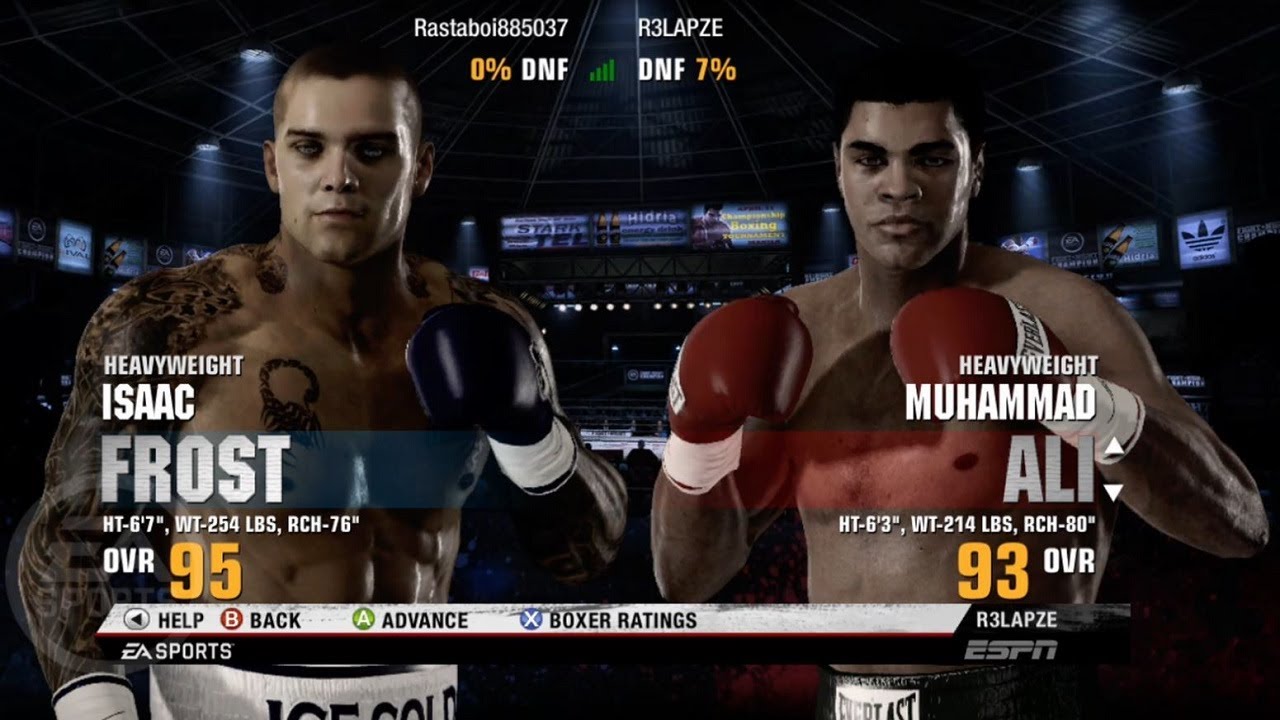 Fighting ISAAC FROST'S - Fight Night Champion Online H2H