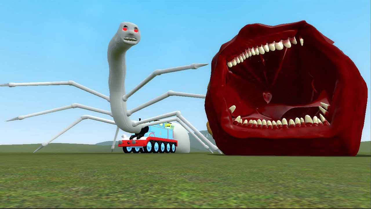 Train Eater Vs Thomas Train | Train Monster Battle By Gmod