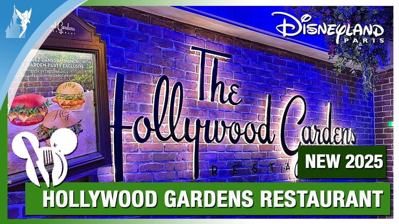 🍽  Disneyland Paris Food: Hollywood Gardens Restaurant at World Premiere 2025
