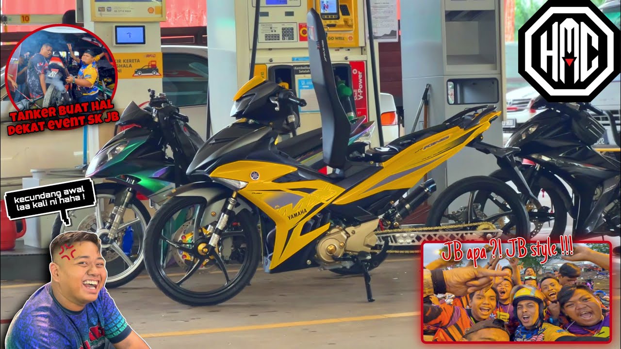 RiDE EVENT SK JOHOR 🔥 | Aduh .. MOTOR JEM PULAK DA ! 😰 | JB STYLE memang SEMPOi ! 🤩