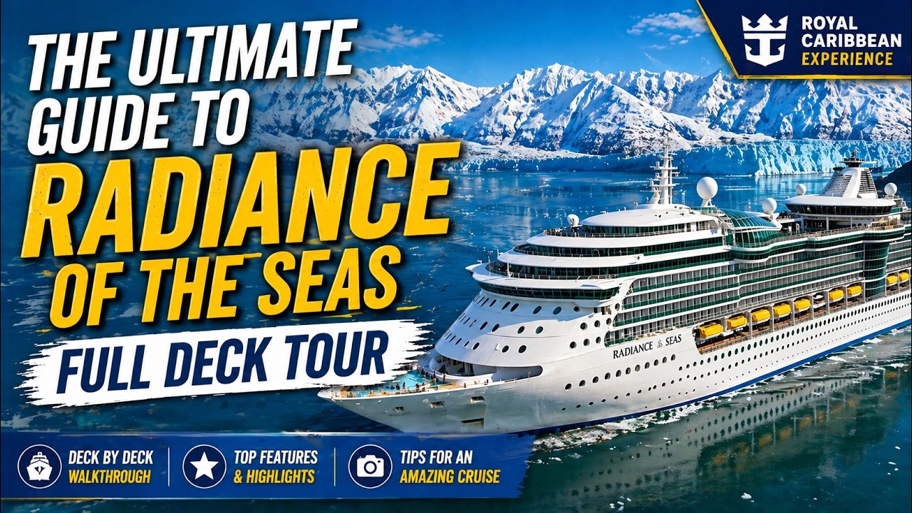 Полный путеводитель по Radiance of the Seas (экскурсия по всей палубе)