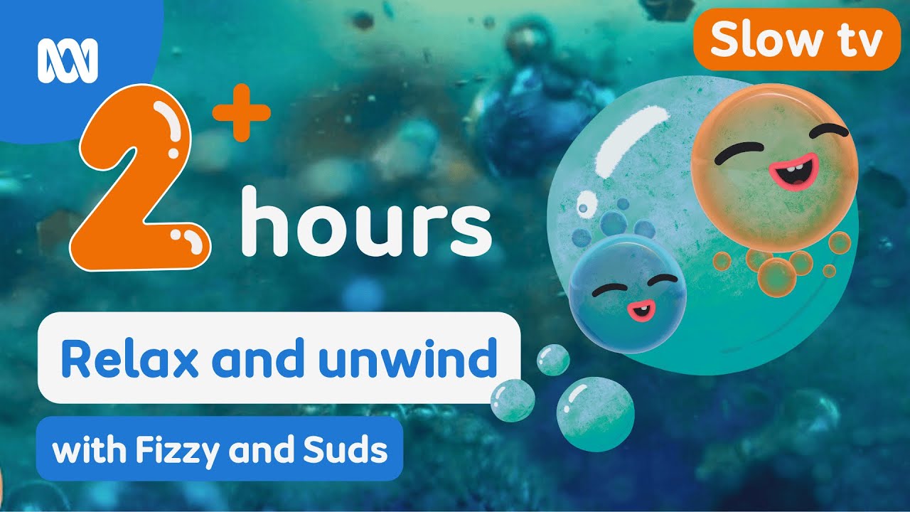 2+ hours relaxing storm soundscape for children's bedtime routine 🫧 | Fizzy & Suds | ABC Kids