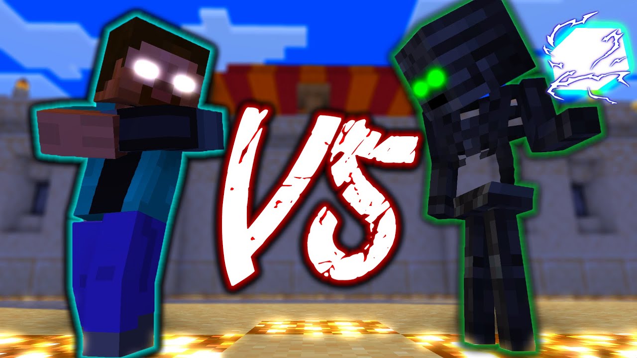 Herobrine VS Wither Skeleton - Minecraft Animation