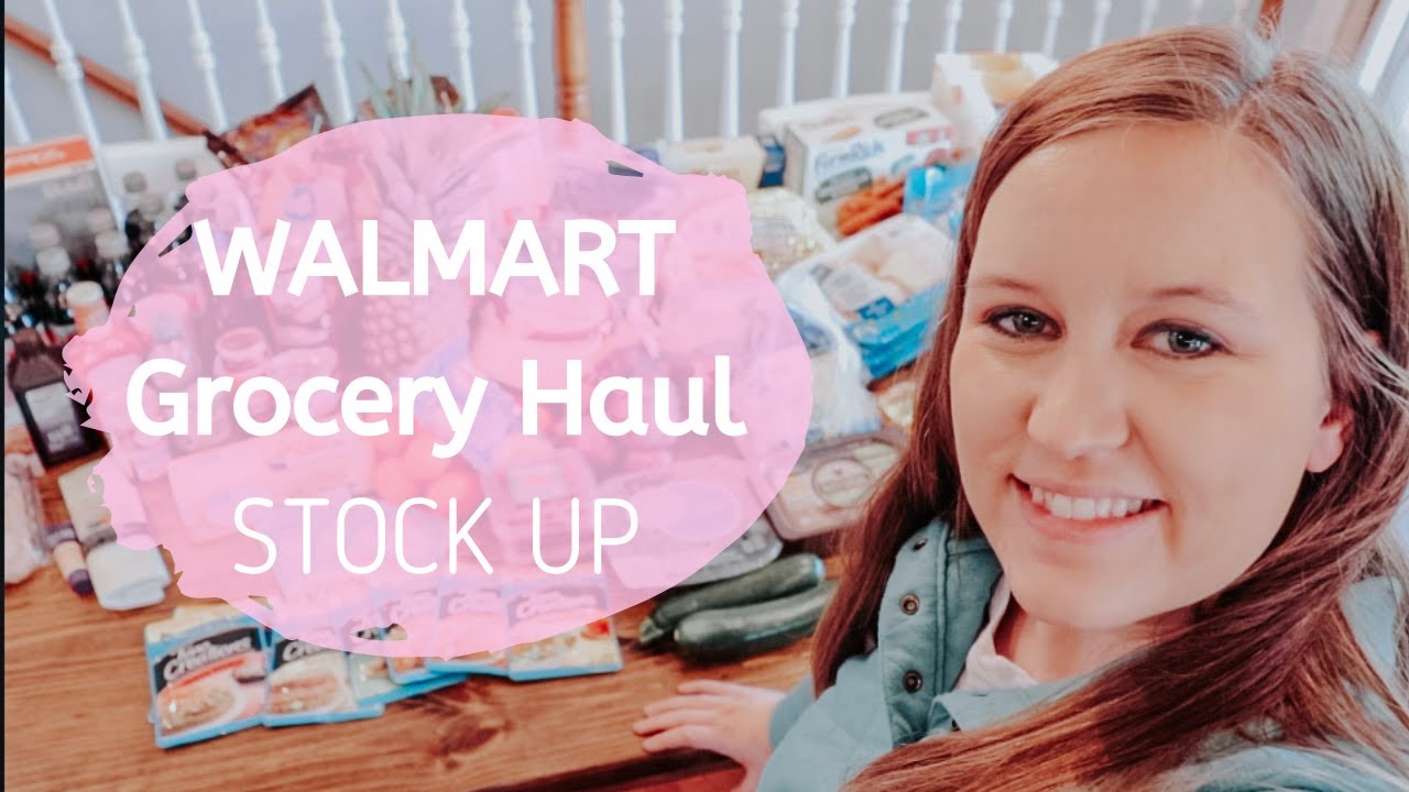 HUGE WALMART GROCERY HAUL | STOCKING UP | FAMILY OF FOUR