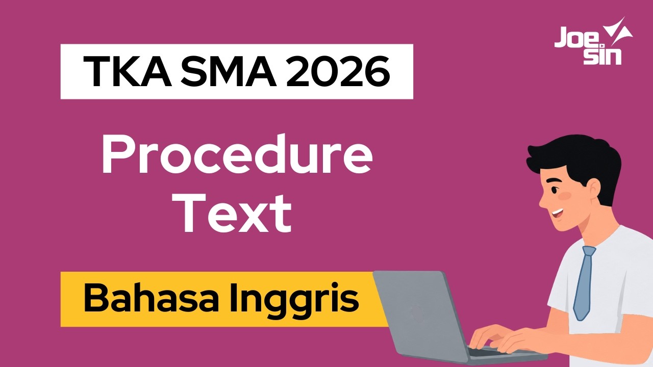 Pembahasan Soal Procedure Text Bahasa Inggris Tanpa Baca Semua Text | eps. 4 | Joesin