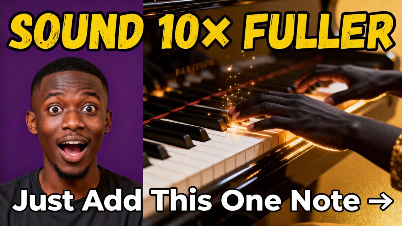  How to easily  sound full on the piano (Add9/Sus2 Gospel Secret)