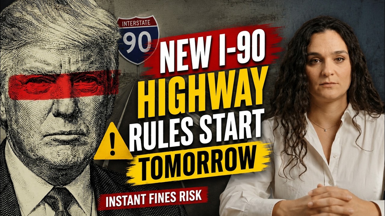 🚨 СРОЧНО: Новые правила дорожного движения в США (I-90) вступают в силу ЗАВТРА &mdash; водителям грозят...