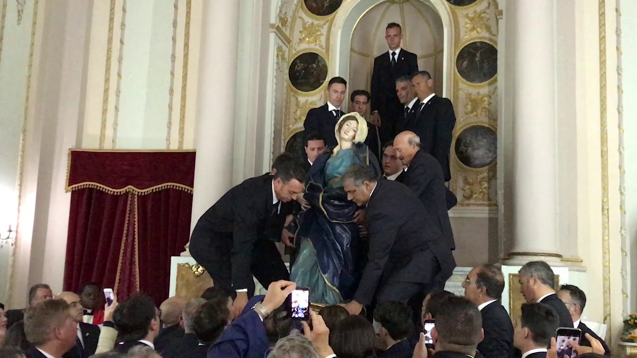 MARIA SS. ADDOLORATA LICATA - REPOSIZIONE DEL SIMULACRO SULL' ALTARE (60 FPS)