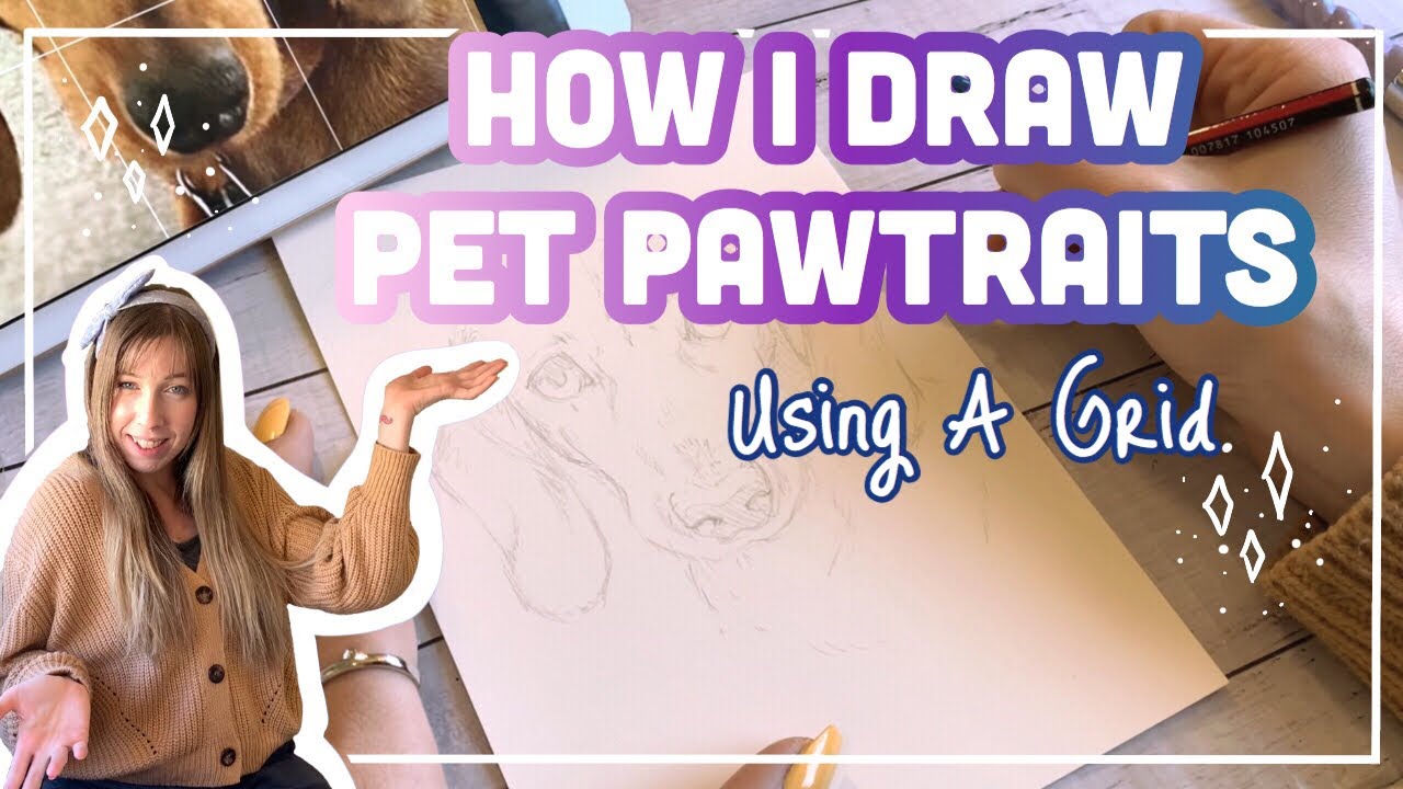 Part 1 || #HOWTO: Draw a Dog ~ using the grid method