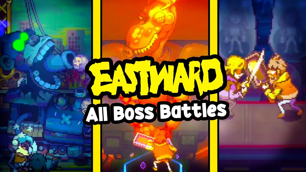 All Boss Battles and Fights - Eastward Extra