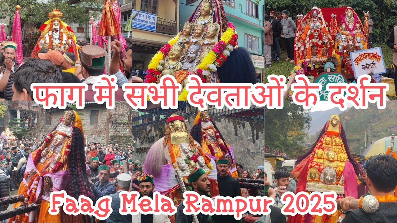 फाग देवताओं के दर्शन एक वीडियो में।। Faag Mela 2025 Dev Darshan ।। Devi Devta