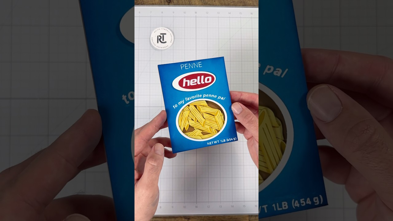This Card is Im-PASTA-ble to believe! #cardmaking #asmr