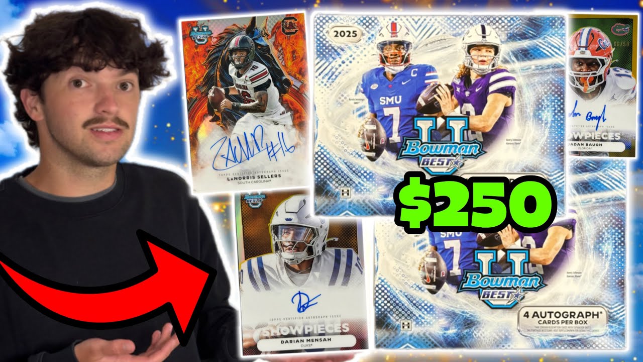 АВТОМОБИЛЬ В КАЖДОМ НАБОРЕ! (Bowman Best Hobby Box 2025)
