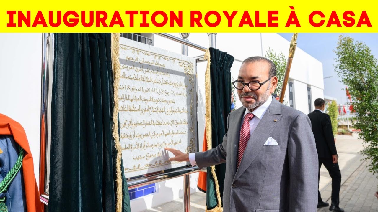 Le roi Mohammed VI inaugure pour cinq milliards de dirhams de projets portuaires à Casablanca