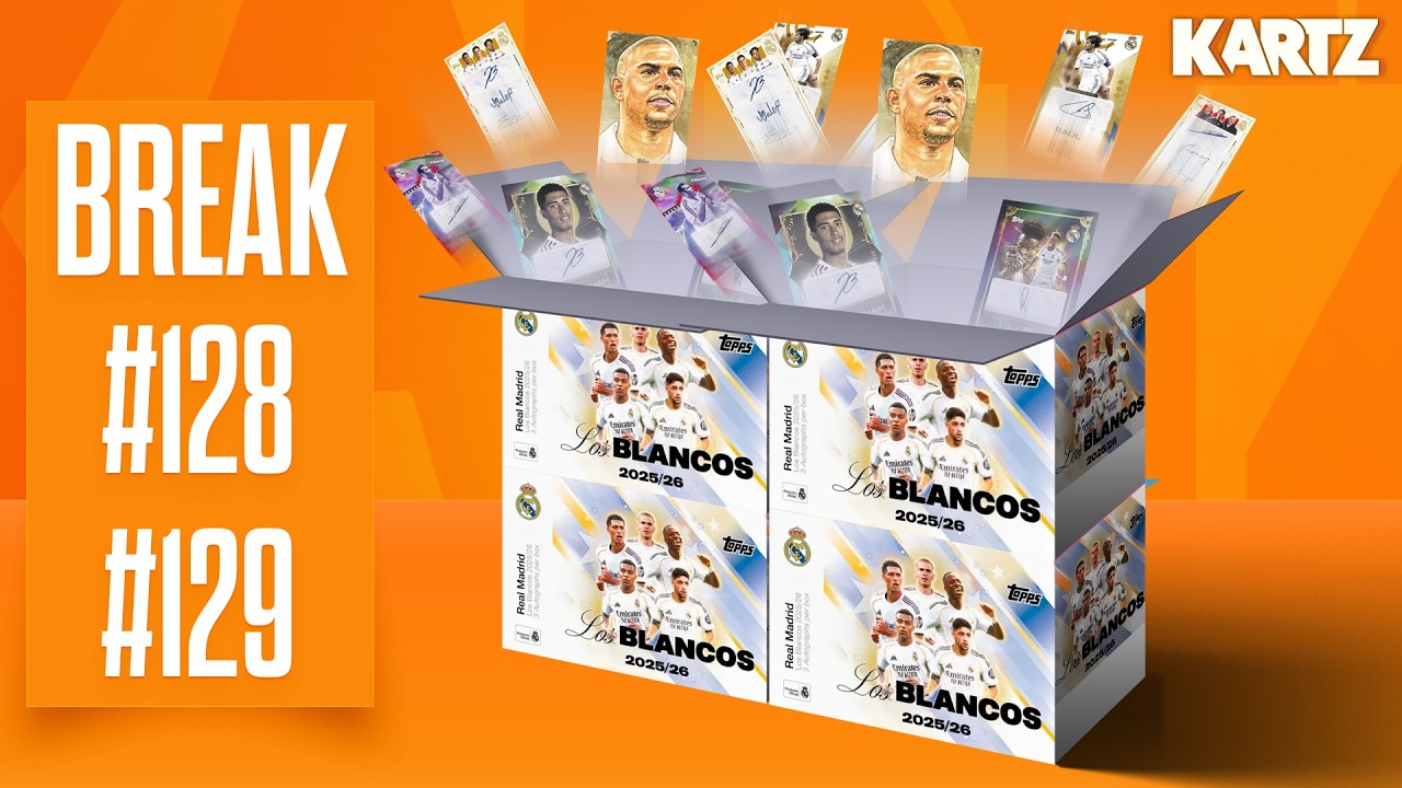 BREAK #128 #129 | Topps Los Blancos Real Madrid 25/26 | 2x Hobby box | x2