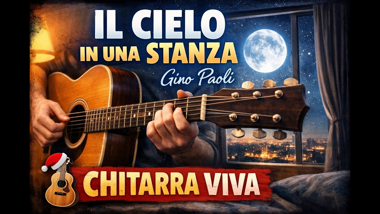 Il cielo in una stanza Gino Paoli - Tutorial lezione Chitarra