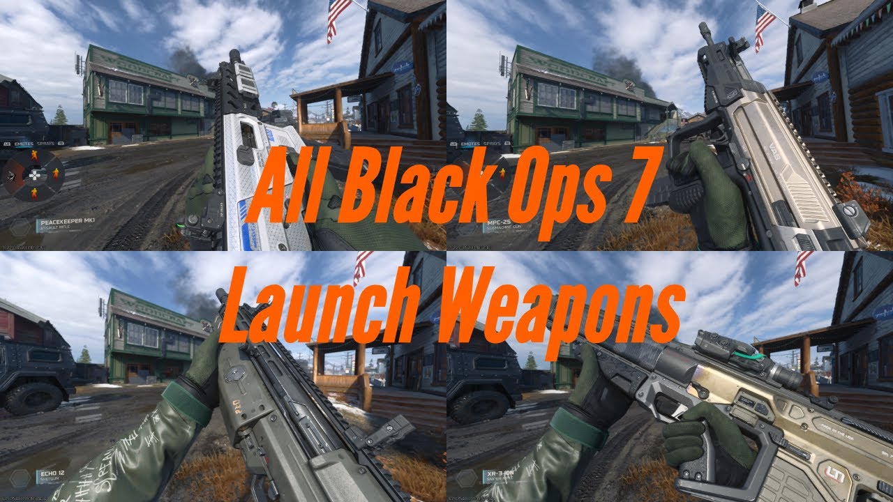 Call of Duty: Black Ops 7 - All Launch Weapons Showcase 4K
