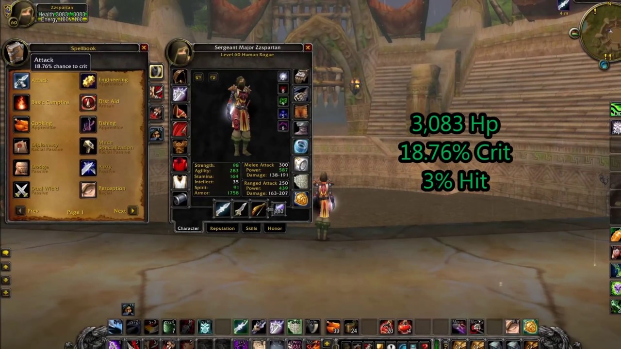 WoW vanilla rogue PvP