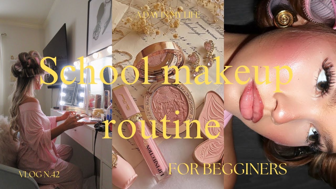 Step by step school makeup routine| Beginner friendly 
