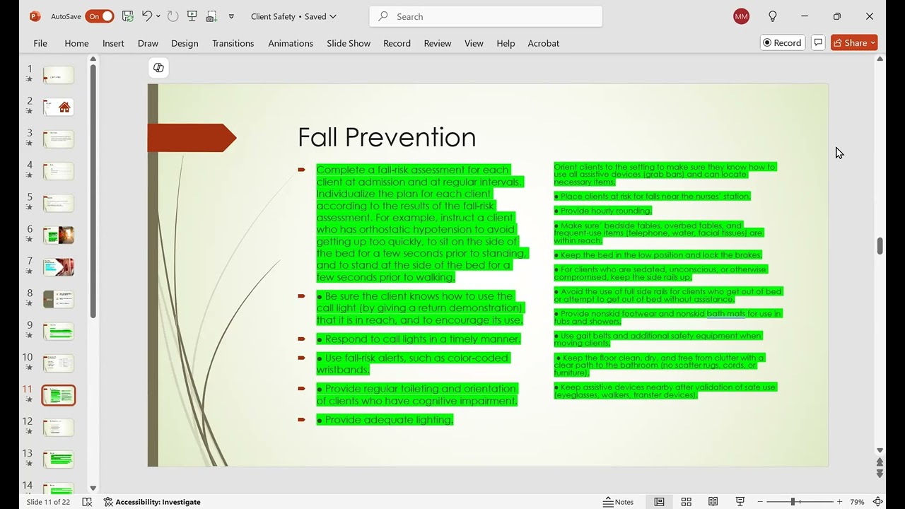 Fundamentals-Client Safety