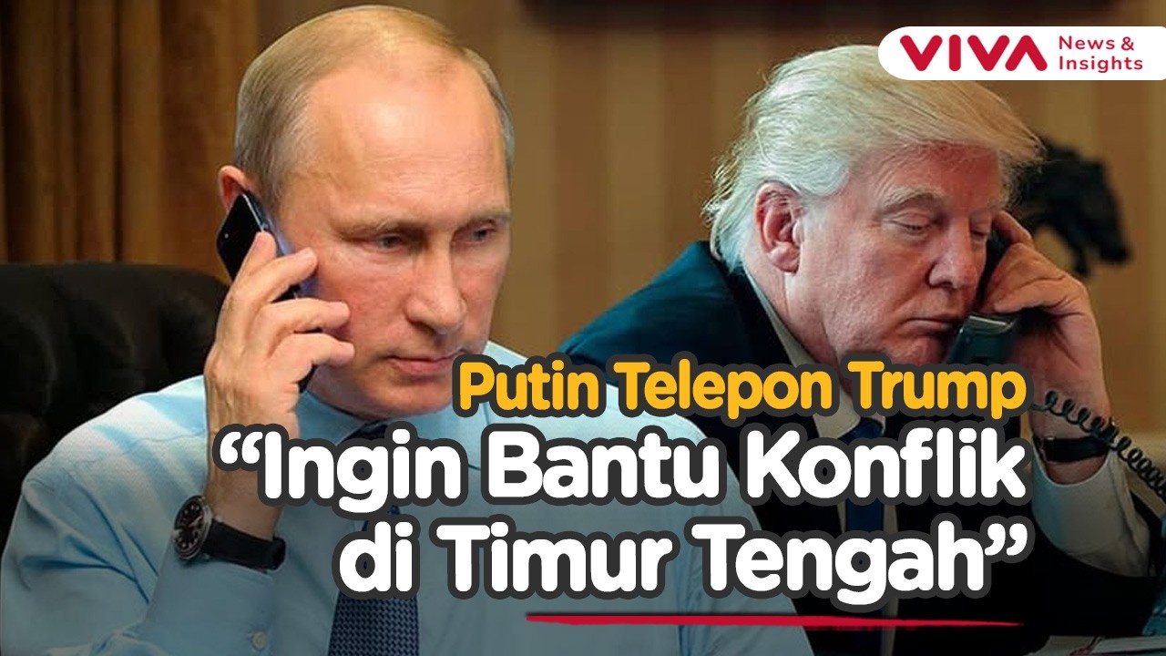 Trump & Putin Teleponan, Bahas Perang Timur Tengah hingga Ukraina