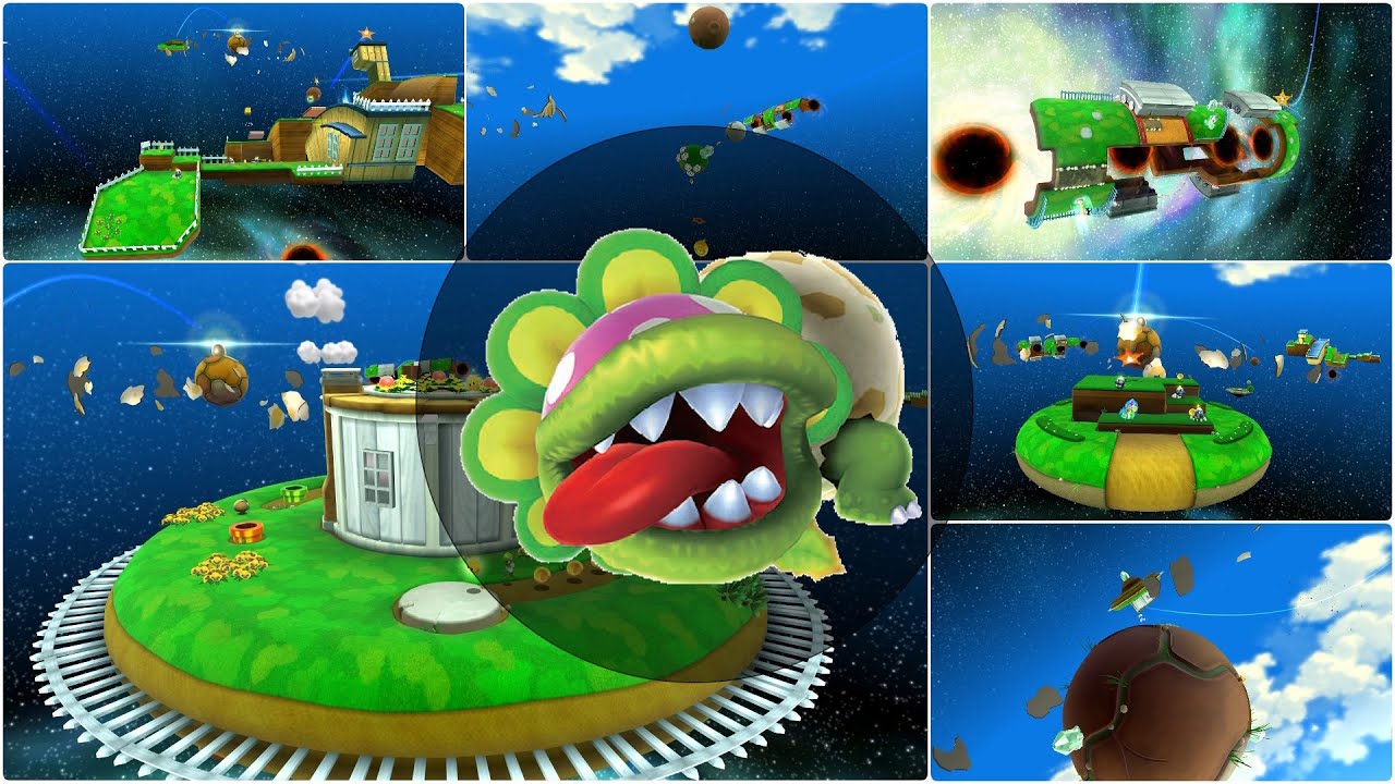 Super Mario Galaxy 2 - Sky Station Galaxy [Cinematic Showcase]