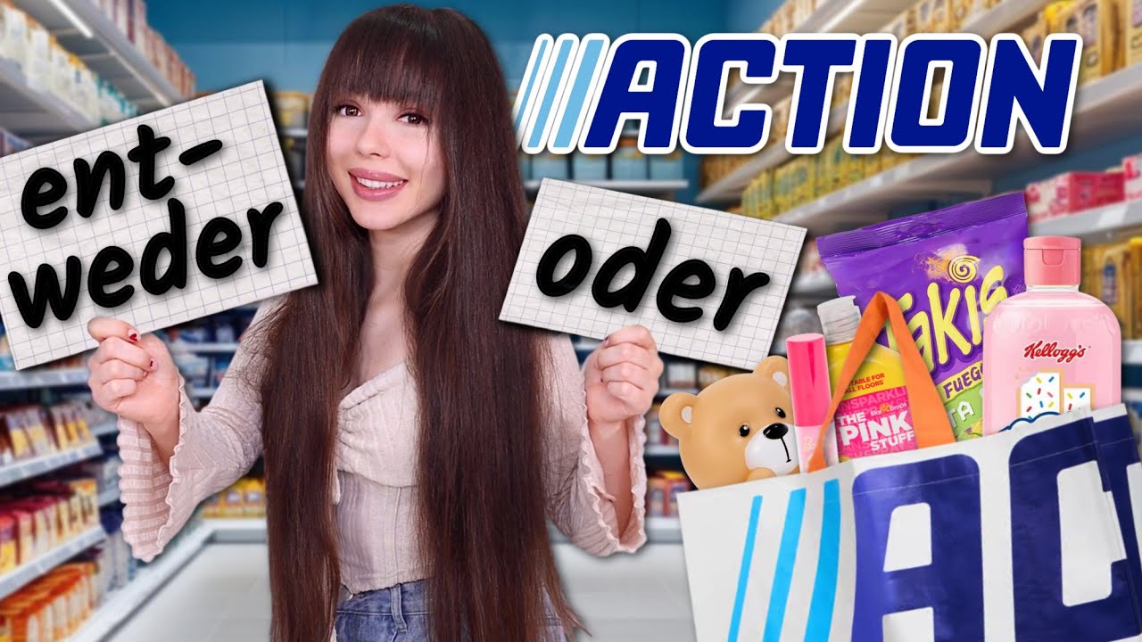 ENTWEDER das ODER das kaufen bei ACTION 🛍️ (rennt zu Action!)