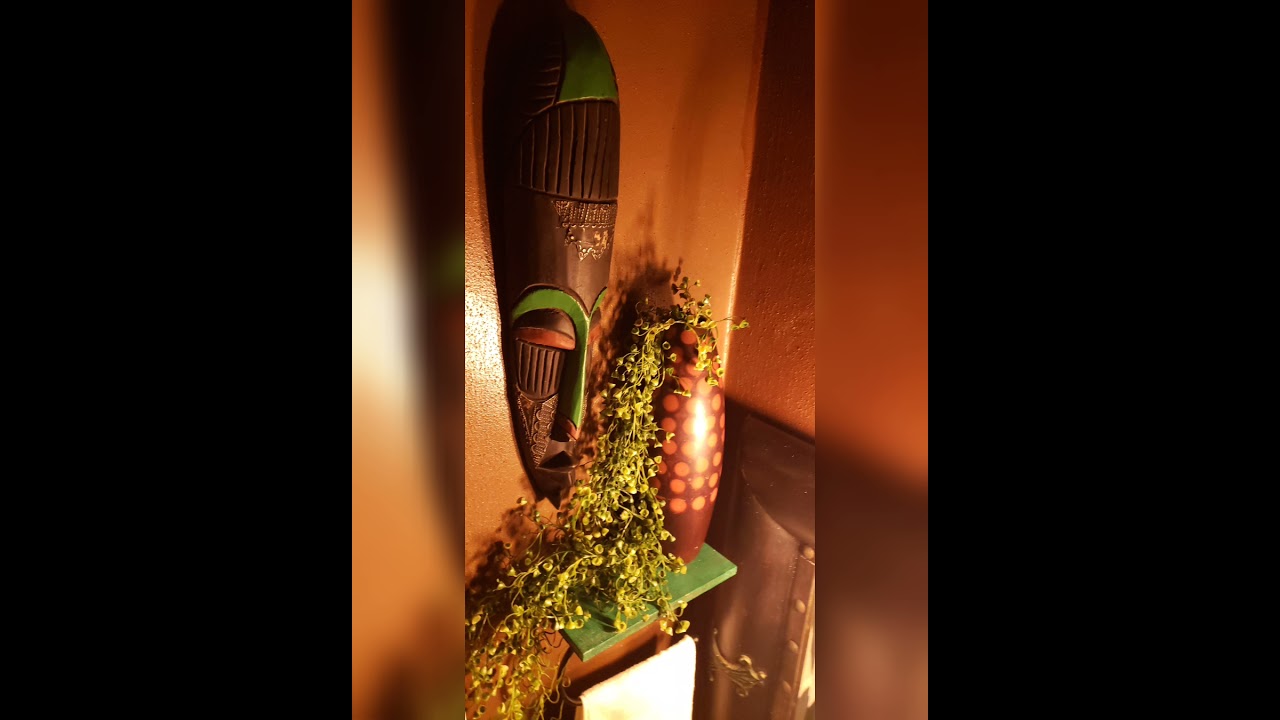 afrocentric decor (guest bathroom redo+ other spaces)