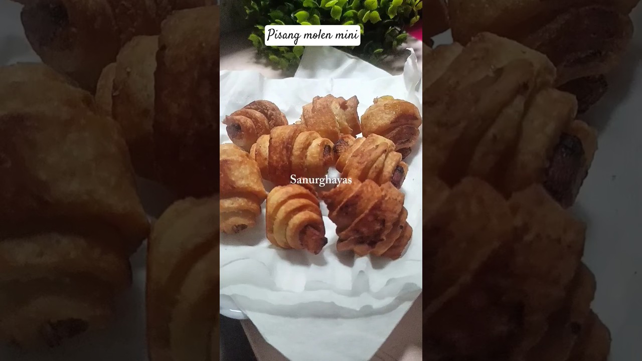 Resep pisang molen mini abang-abang yg garing & renyah cockk jadi ide jualan laris manis #idejualan
