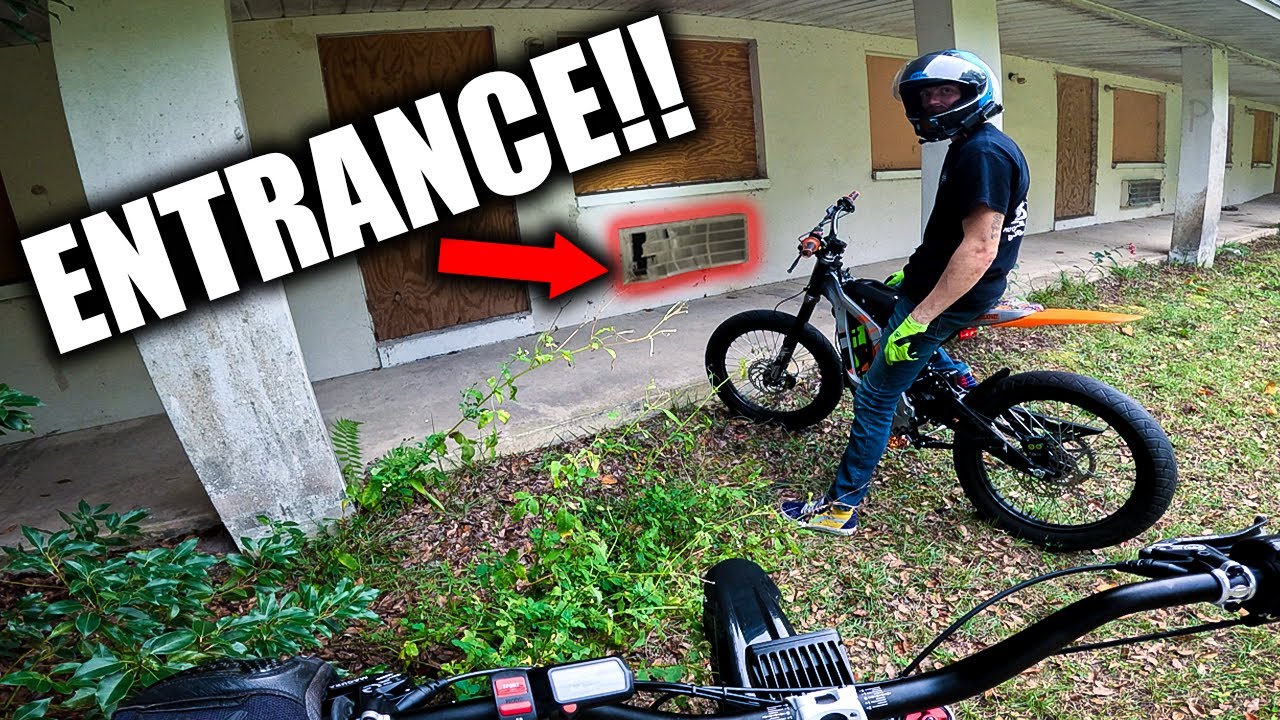 Sur Ron Exploring an ABANDONED HOTEL with a Secret Entrance