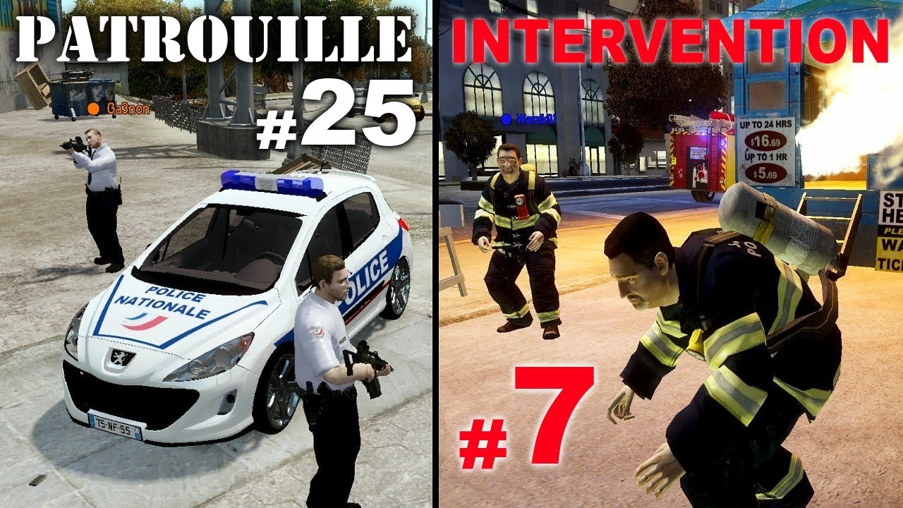 GTA IV Mods French : PATROUILLE & INTERVENTION | Peugeot 308 Police Nationale