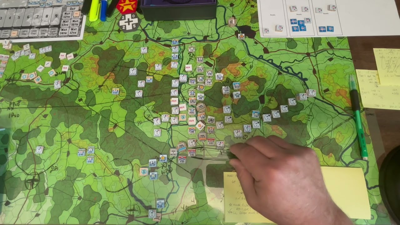 Guderian Crosses the Meuse - 0400 15 May 1940, German phases