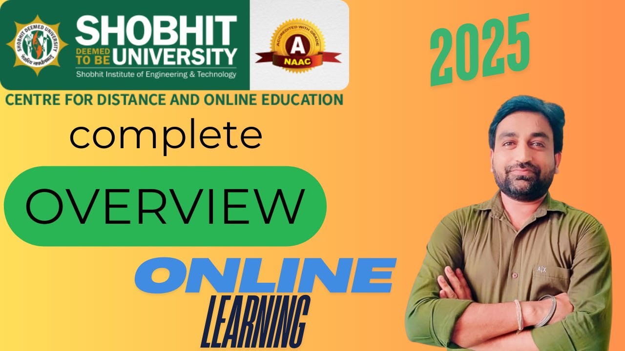 Shobhit University Online Courses: Fees, Exam Pattern & Overview #shobhituniversity #onlinelearning