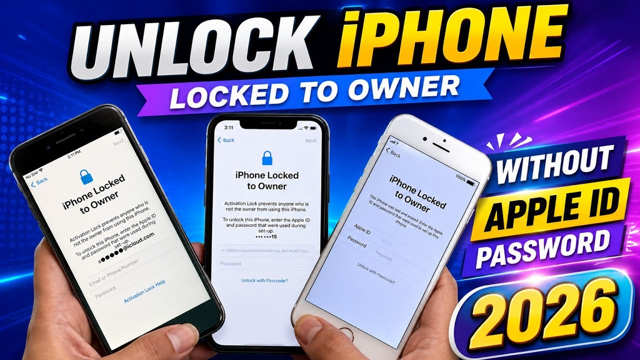 WITHOUT APPLE ID 2026 || Unlock Any iPhone Locked To Owner | How To Unlock iCloud Activation Lock
