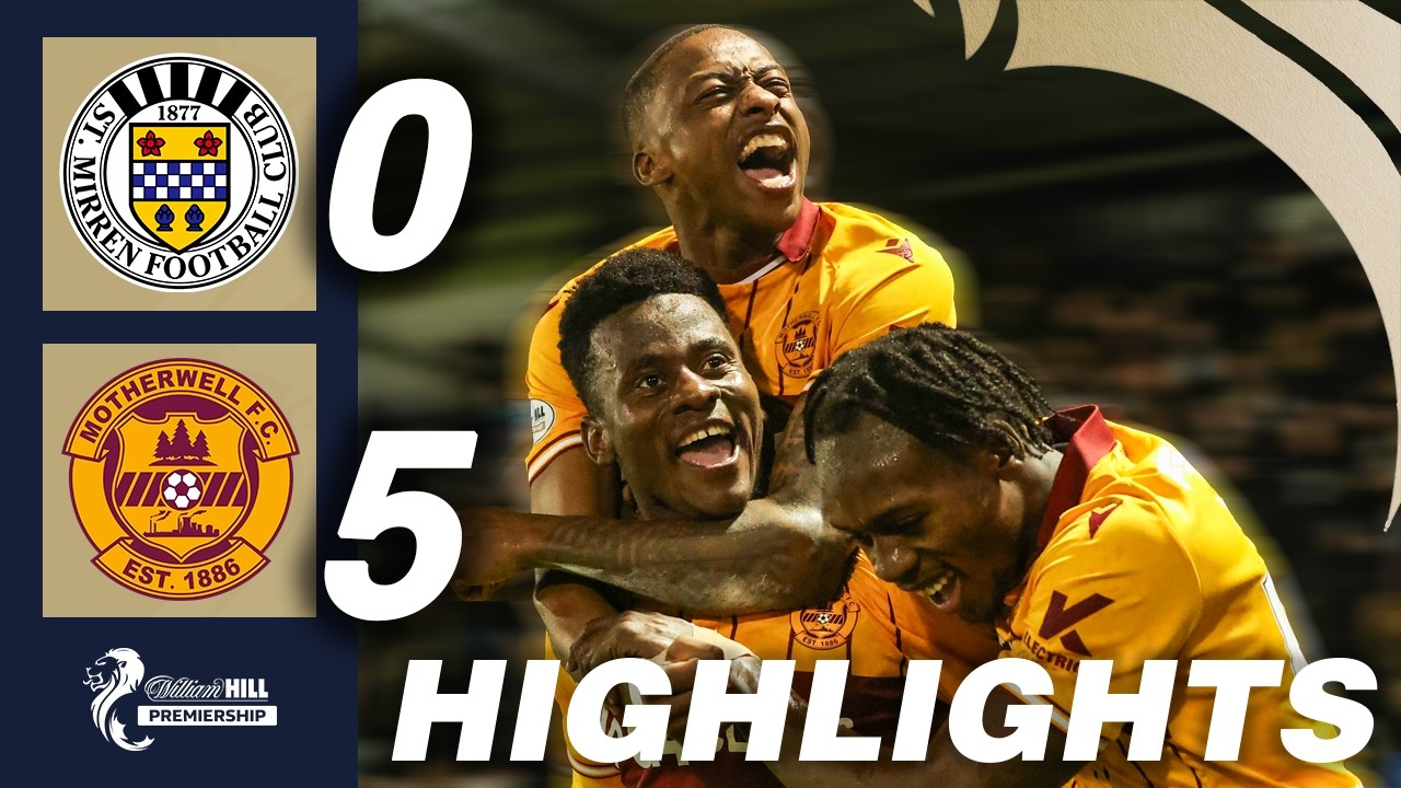 St. Mirren 0 - 5 Motherwell | HIGHLIGHTS | William Hill Premiership
