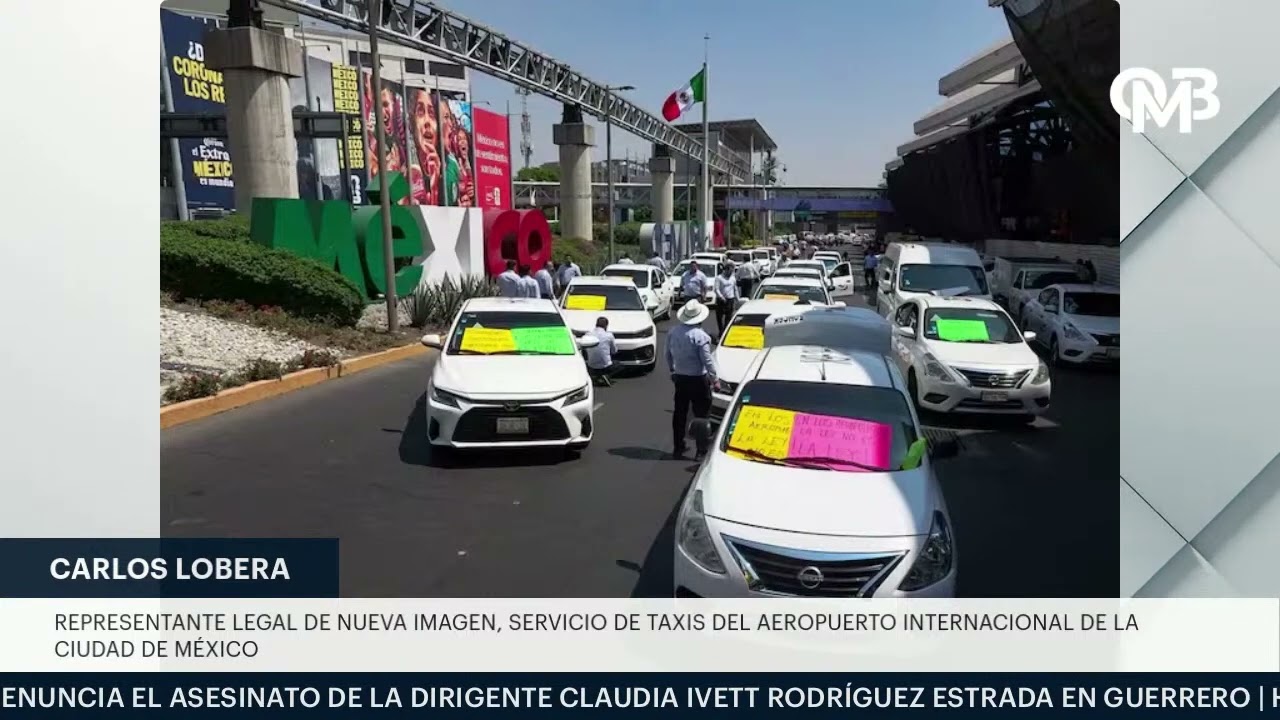 Conflicto en el aeropuerto: taxistas exigen frenar a Uber y DiDi