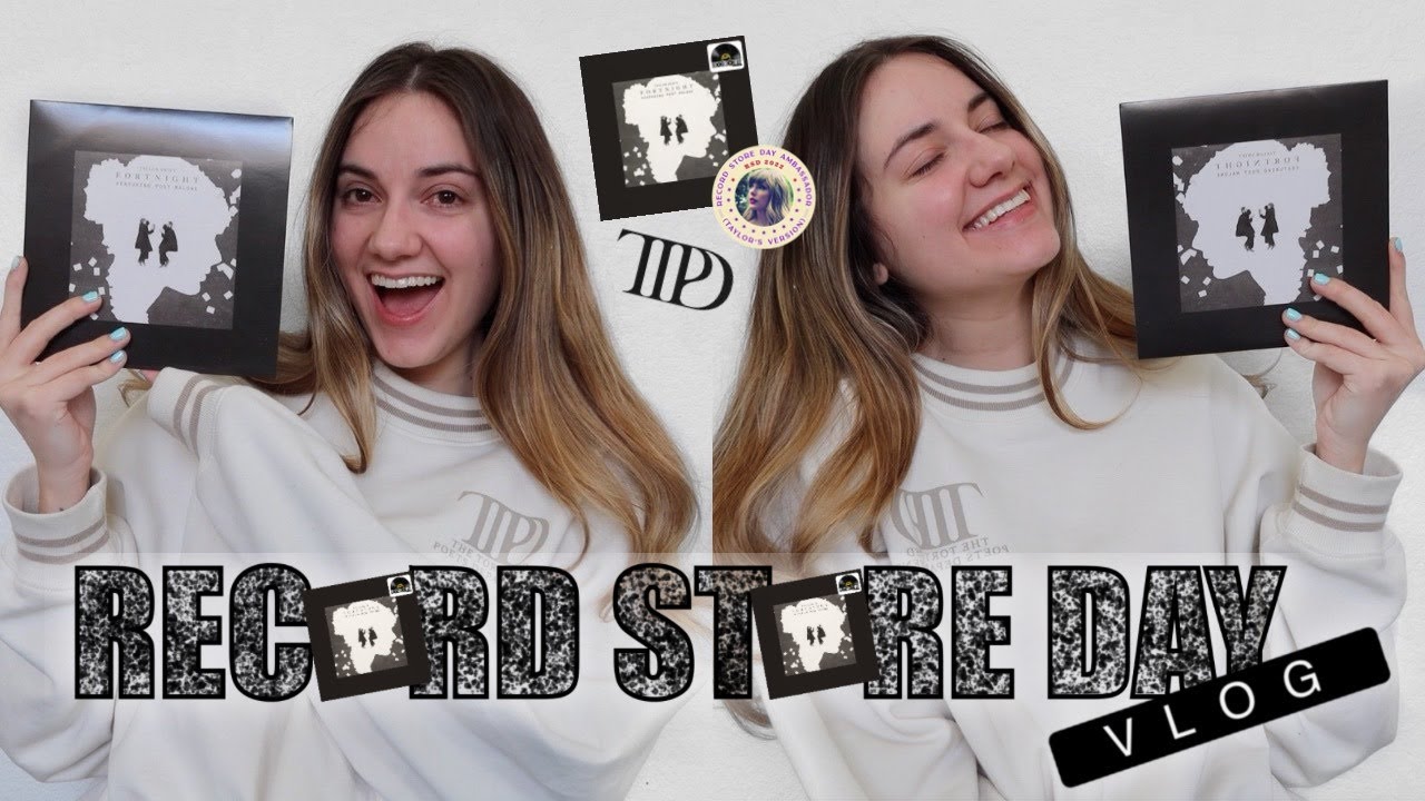 RECORD STORE DAY 2025 VLOG || fortnight exclusive vinyl, camping for RSD, and RSD haul 💿🤍