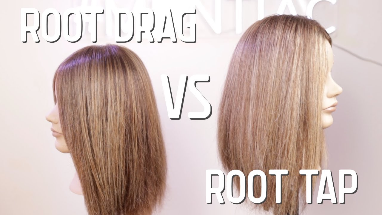 ROOT TAP OR  ROOT DRAG/ TURN HIGHLIGHTS IN BALAYAGE