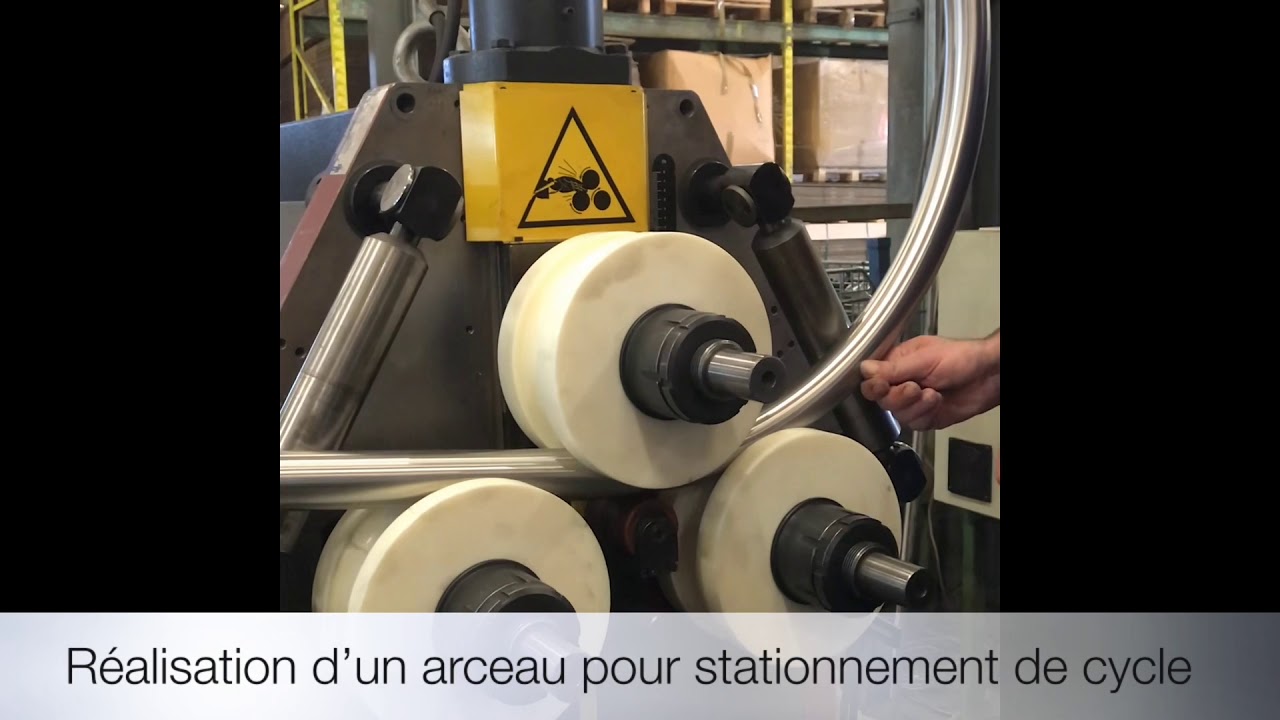 Cintrage d’arceaux en tube inox pour cycles