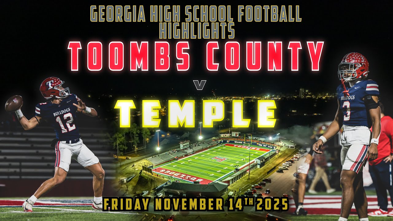 Toombs County vs Temple Full Game Highlights - Georgia High School Football