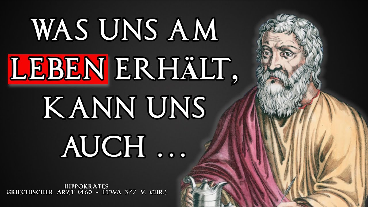 Hippokrates - Zitate und Lebensweisheiten vom Vater der Medizin