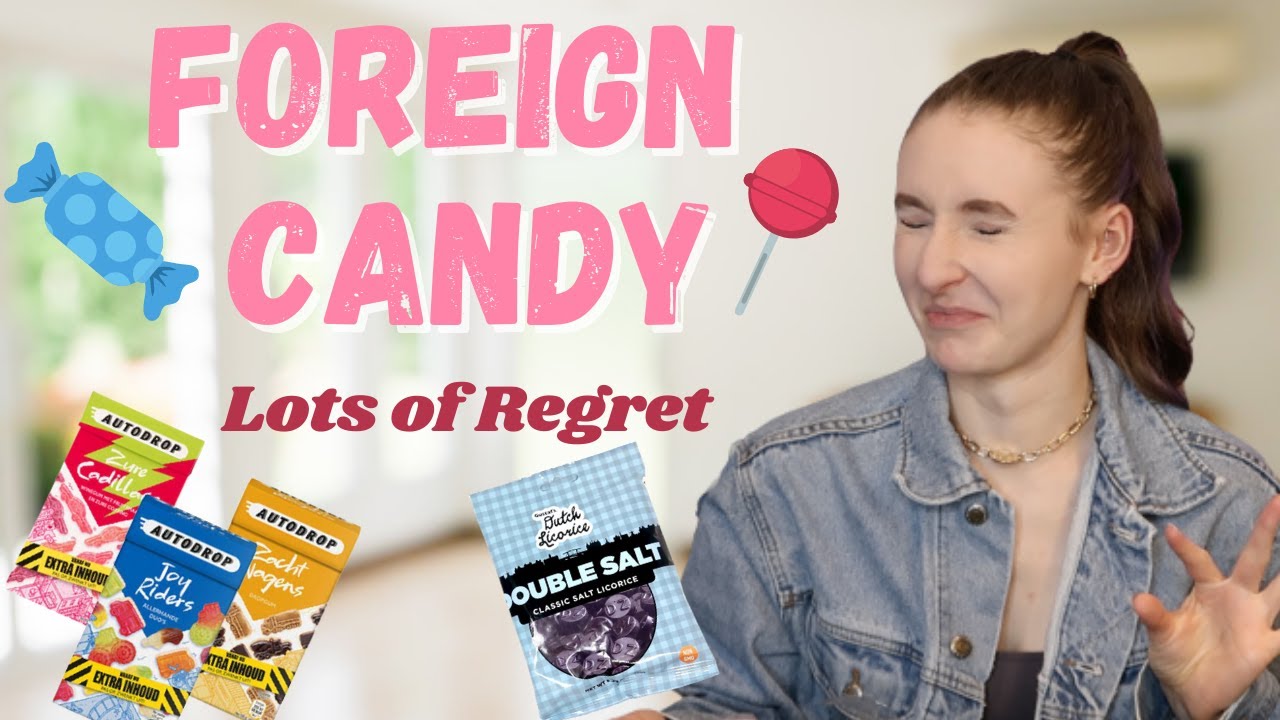 Canadian Tries Weird FOREIGN CANDY!